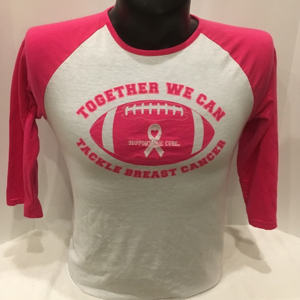Woman Support the Cure Tackle Breast Cancer Shirt